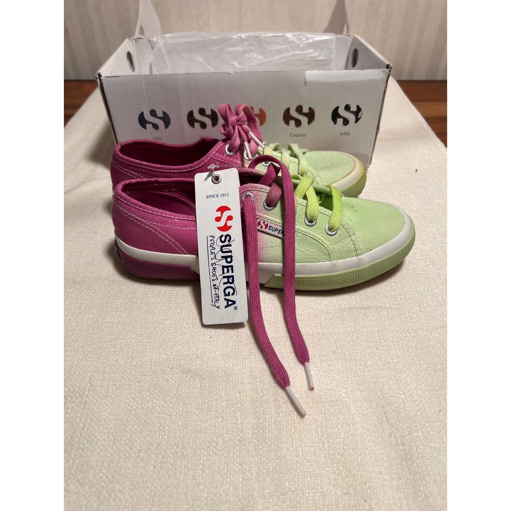 Superga 2750 Cotu Classic Sneaker Shoes Iceberg Green Womens Size 7